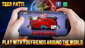 Teen Patti Live-Indian 3 Patti Card Game Online اسکرین شاٹ 2