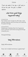 Gratitude Journal – Three Lines Diary الملصق