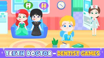 Princess Dental: Dentist Games الملصق