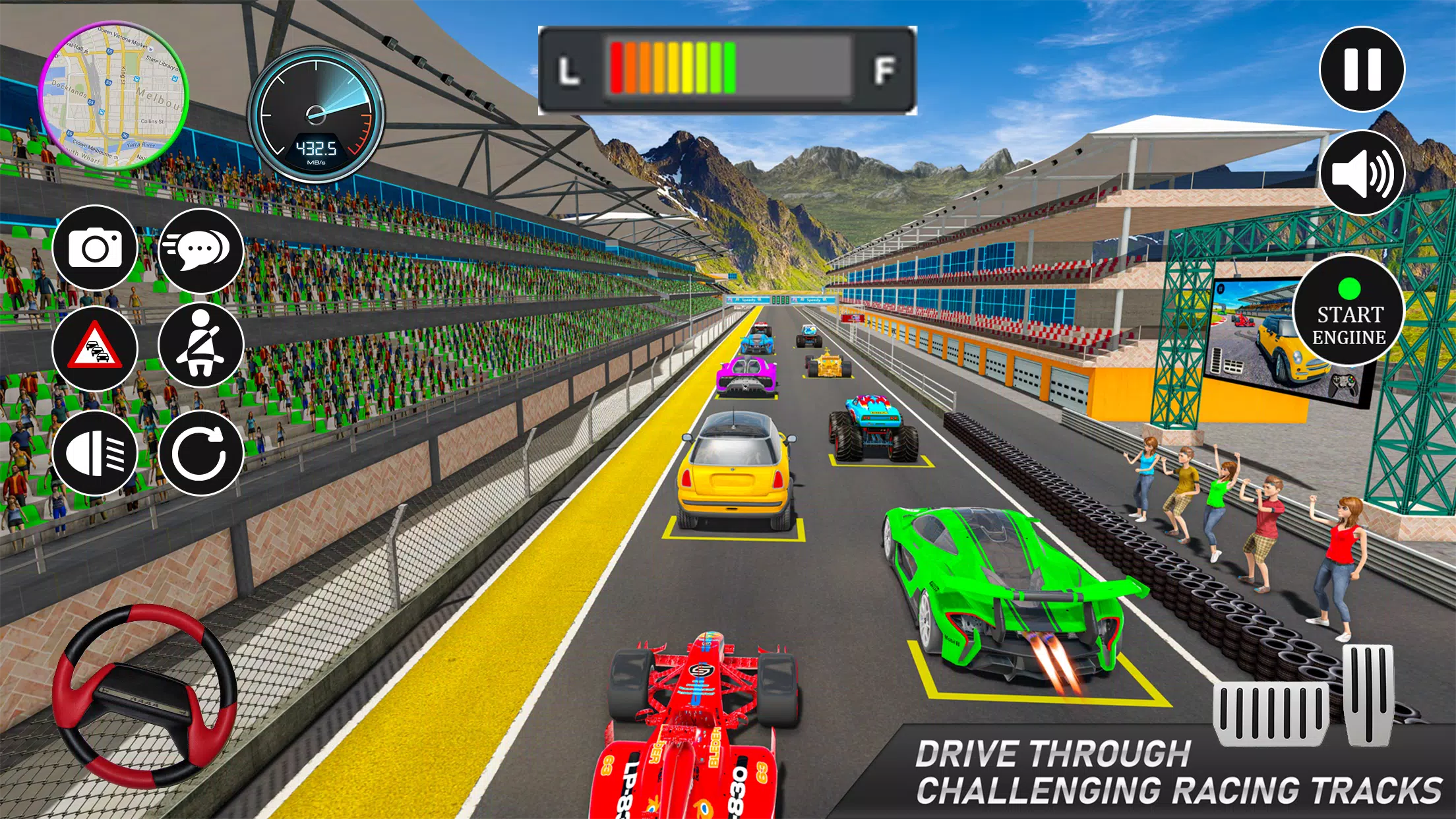 Velocidade de condução 3d jogo de corrida de carro  offline::Appstore for Android