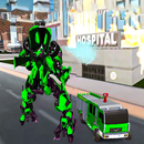 APK Police Fire Truck Flying Robot