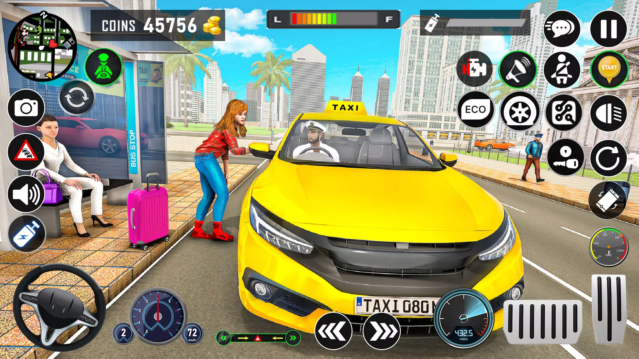 Play Modern City Taxi Car Simulator