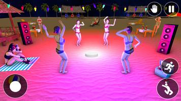 Grand Beach Club Simulator 3D captura de pantalla 2