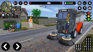 Garbage Truck Simulator 2023 imagem de tela 1