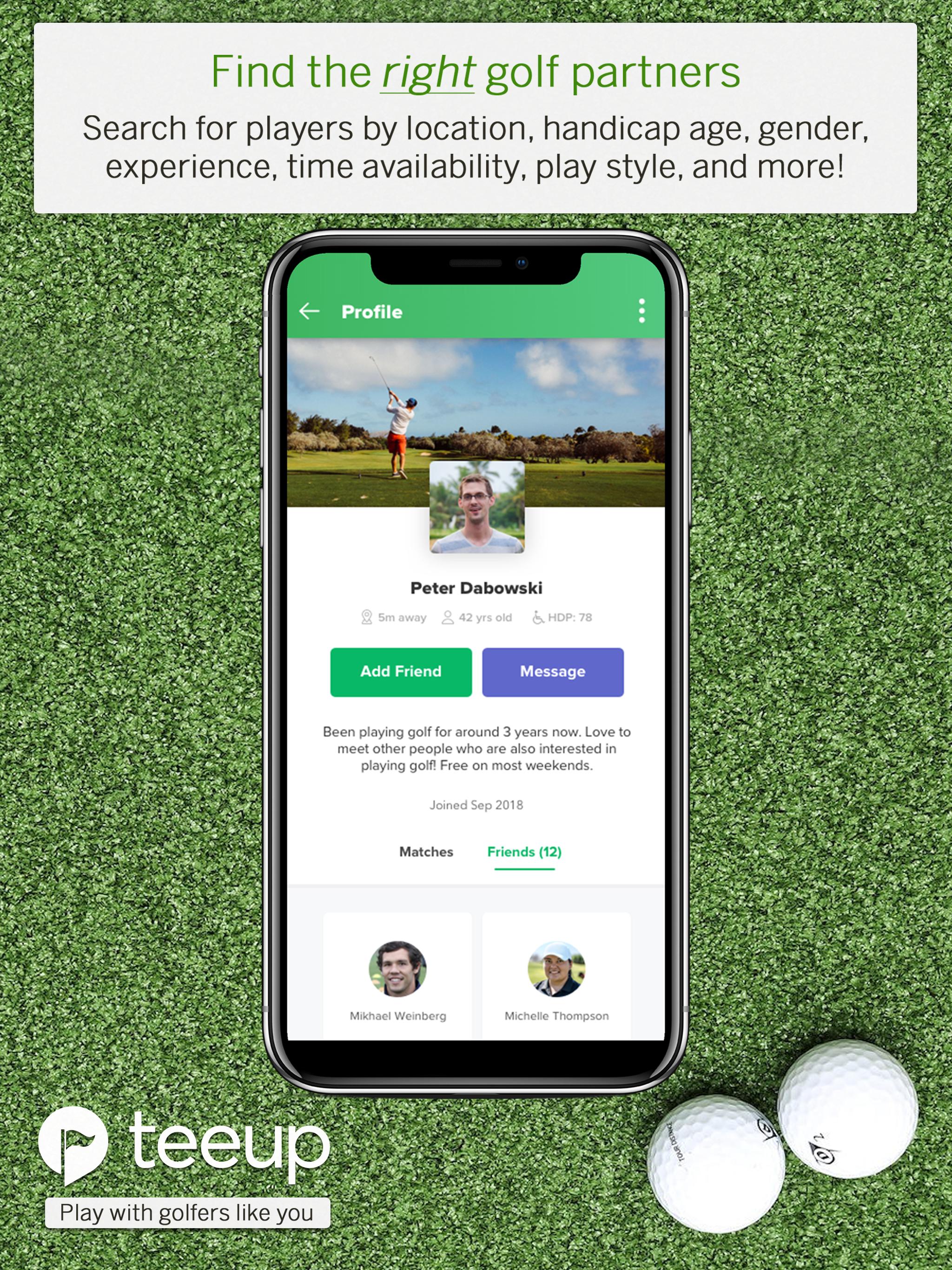 Tee Up - Find Golf Partners Near You! for Android - APK Download