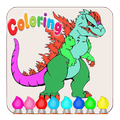 Coloring Godzilla VS Kong Easy
