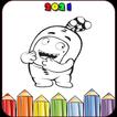 Oddbods Coloring Book - Easy Coloring