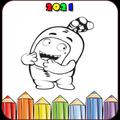 Oddbods Coloring Book - Easy Coloring