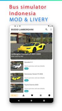 Lambo mod Bussid - Aventador poster