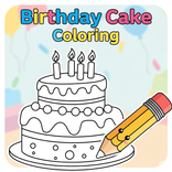 Birthday Cake Coloring