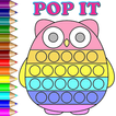 Pop It Coloring