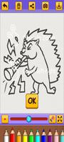 Hedgehog Coloring screenshot 3