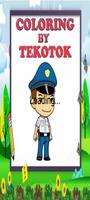 Police Coloring poster