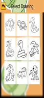 Coloring Cute Reptiles captura de pantalla 2
