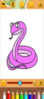 Coloring Cute Reptiles captura de pantalla 3