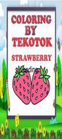 Strawberry Coloring Affiche