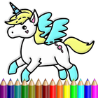Cute Unicorn Coloring আইকন
