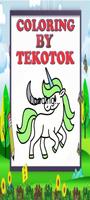 Cute Unicorn Coloring পোস্টার