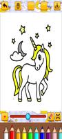 Cute Unicorn Coloring স্ক্রিনশট 3