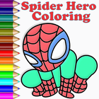 Coloring Spider Hero icône