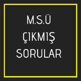 آیکون‌ MSÜ (Milli Savunma Üniversitesi) Çıkmış Sorular