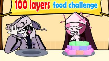 Ruv vs Sarvente - Layers Food  Friday Night Funkin poster
