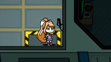 Monika Imposter Role In Among Us screenshot 1