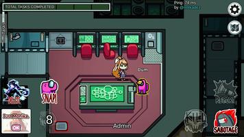 Monika Imposter Role In Among Us screenshot 3