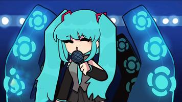 Miku Vs Hatsune - Friday Night Funkin Battle Mod poster