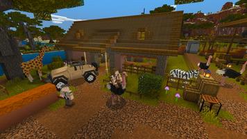 Safari Island Mod For Minecraft poster