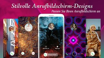 Anrufbildschirm Farb Telefon Plakat