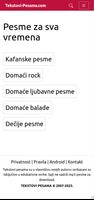 Tekstovi Pesama screenshot 3
