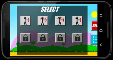 Archer wars stickman اسکرین شاٹ 1