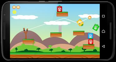 Knockdown blocks fruits slingshot تصوير الشاشة 3