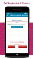 Call Log PDF Backup & Restore Affiche
