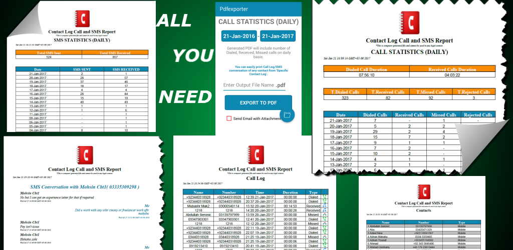 e2pdf call details other number online free download