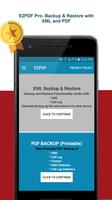 E2PDF Pro - SMS & Call Backup poster