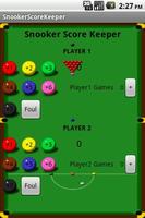 Snooker Score Keeper Poster