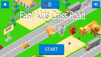 Kids Easy Roads to cross الملصق