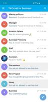 1 Schermata TelOChat for Business