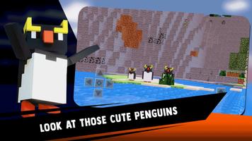 Mobs de pinguins fofos para PE Cartaz