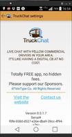 Truckers Chat and News Private Affiche
