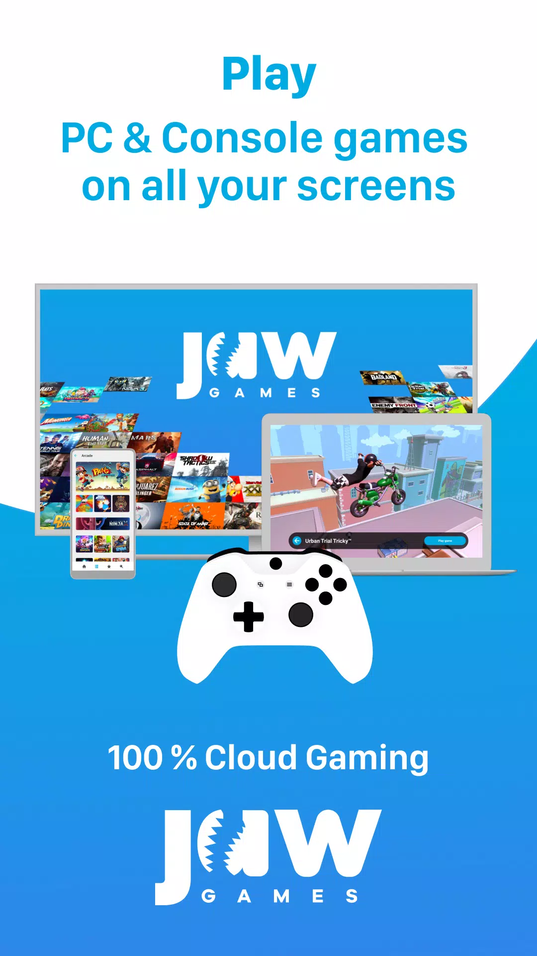 Jaw Games - Cloud gaming é um novo tipo de experiência de jogo – sem  necessidade de fazer download, instalar jogos ou ter um console. Jogue  quando quiser, onde quiser e quanto