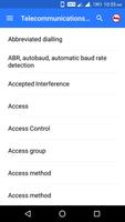 Telecommunications Dictionary capture d'écran 1