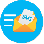 SMS à bot icône