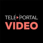 Teleportal video icône