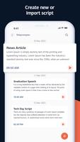 Teleprompter - Video Recording تصوير الشاشة 1