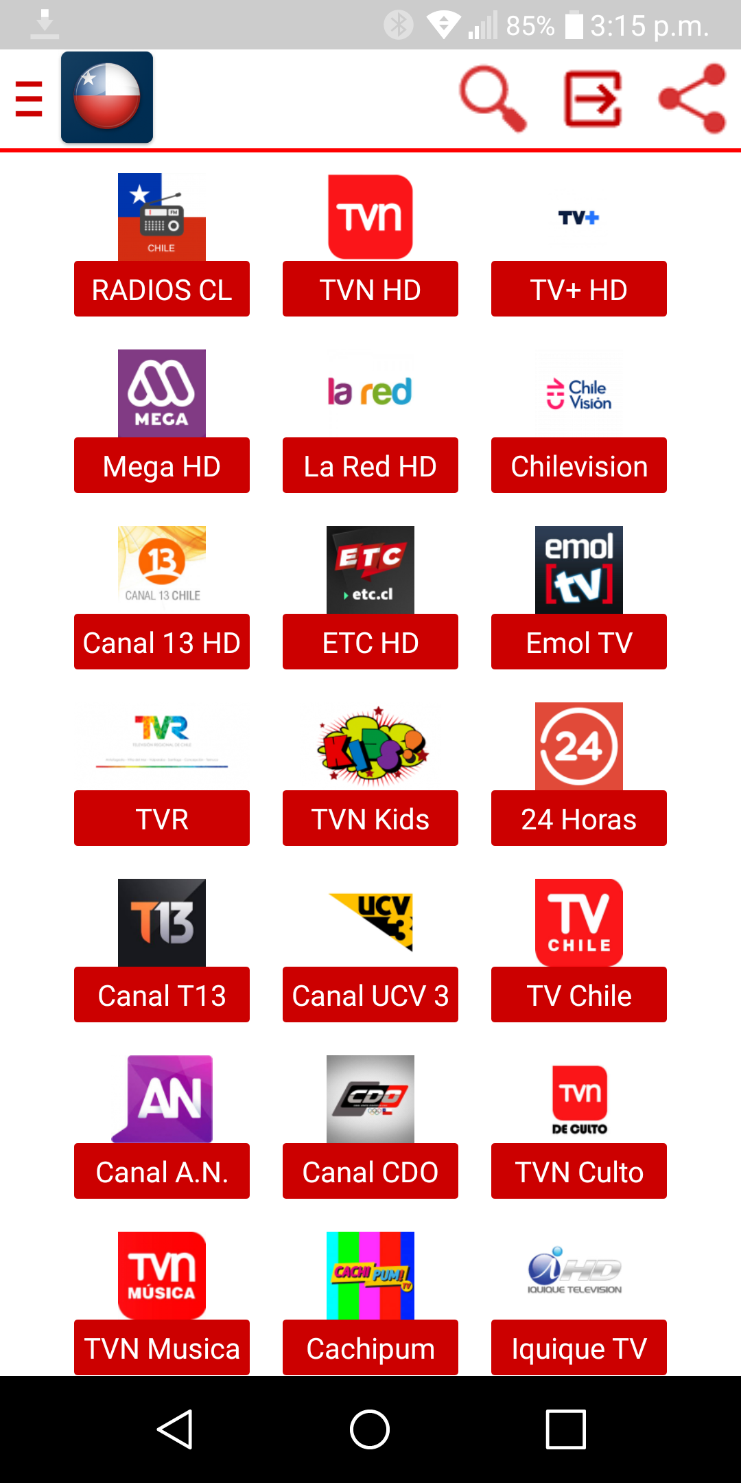 TV de Chile en Vivo APK 9.5 Download for Android – Download TV de Chile