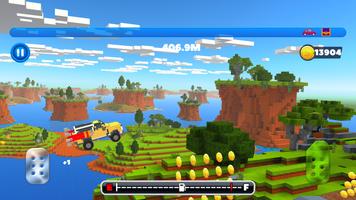 Poster Blocky Rider: Roads Racing