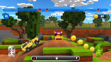Blocky Rider: Roads Racing capture d'écran 2
